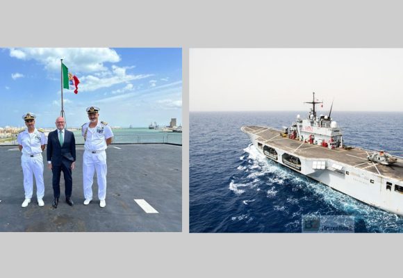 Défense : Le navire italien San Giorgio à Tunis