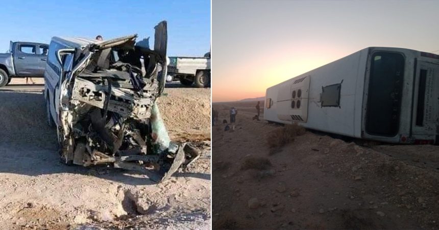 Gafsa : Un chauffeur de louage meurt dans un accident de la route