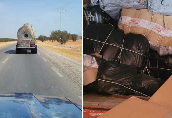 Skhira : Saisie de marchandises de contrebande d’une valeur 976.000 DT