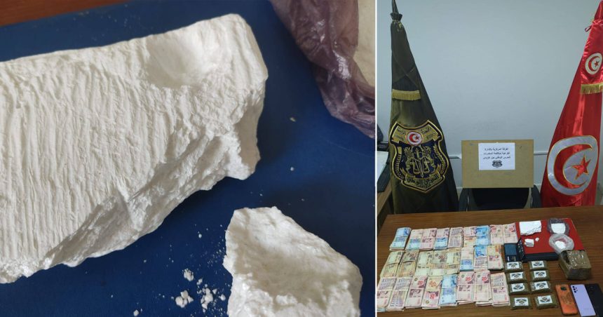 Trafic de drogue : Près d’un kilo de cocaïne brute saisi à Sousse