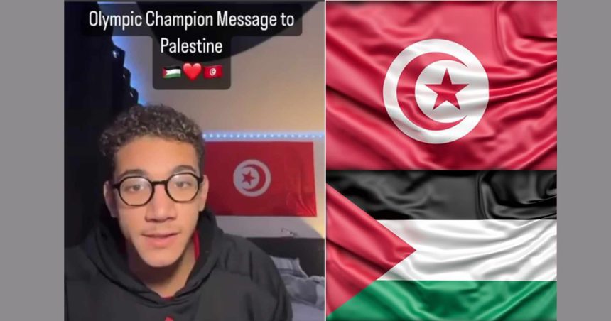 Après Ons Jabeur, Ayoub Hafnaoui exprime sa solidarité avec la Palestine (Vidéo)