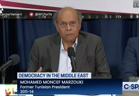 L’Occident et le déclin démocratique en Tunisie, selon Moncef Marzouki