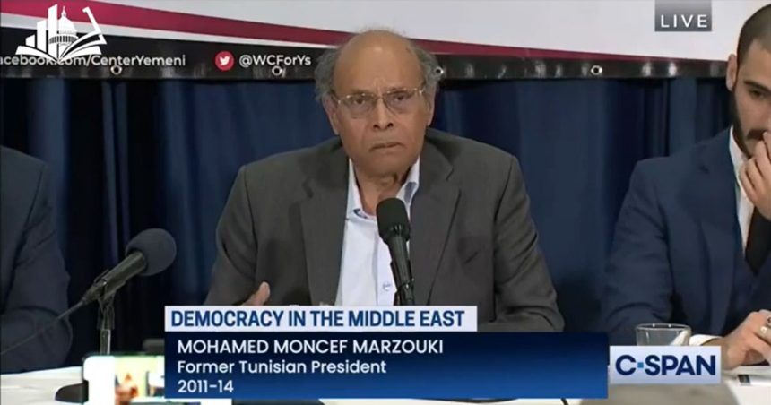 L’Occident et le déclin démocratique en Tunisie, selon Moncef Marzouki
