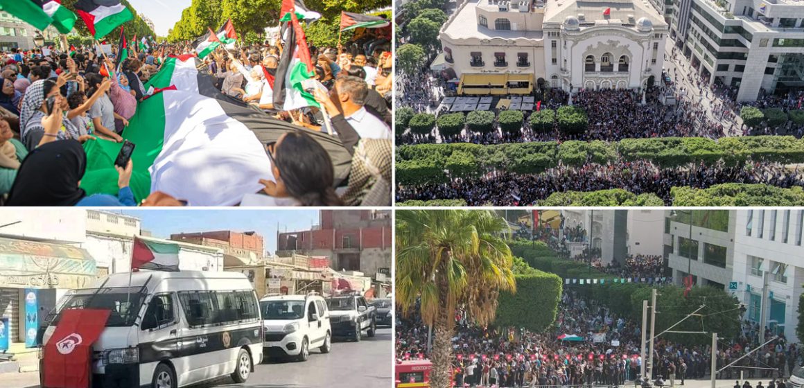 Solidarité Palestine : Les manifestations se poursuivent à travers la Tunisie (Photos)