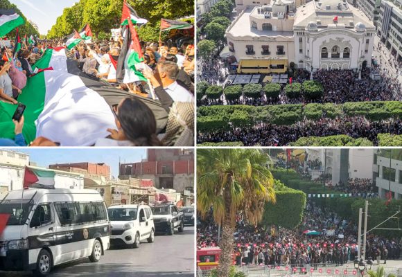 Solidarité Palestine : Les manifestations se poursuivent à travers la Tunisie (Photos)