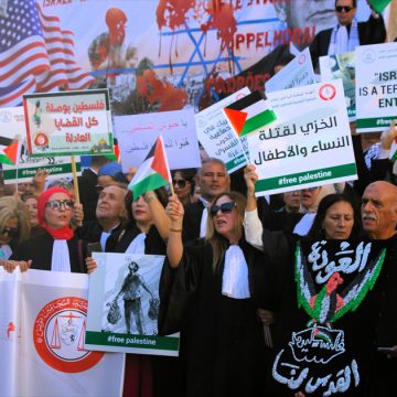 Onat : Les avocats tunisiens solidaires avec la Palestine (Photos)