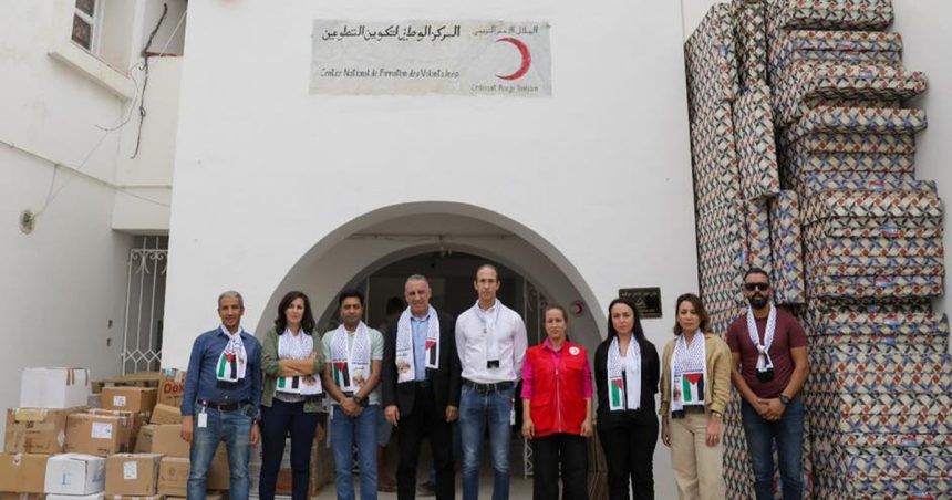 Ooredoo Tunisie affiche un soutien Indéfectible envers la Palestine et fait don d’équipements médicaux au Croissant-Rouge