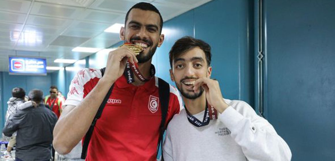 Retour au bercail de Khalil Jendoubi et Firas Katoussi, médaillés d’or au Grand Prix de Taïwan (Photos)