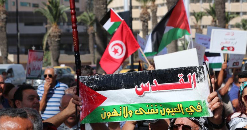Les Tunisiens poursuivent les manifestations de soutien à la Palestine