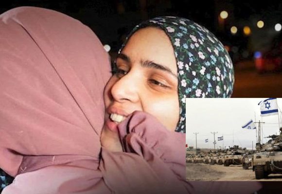 Le blindé israélien et le sourire palestinien