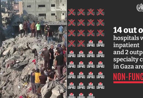 Gaza sous les bombardements : Situation sanitaire profondément inquiétante (OMS)