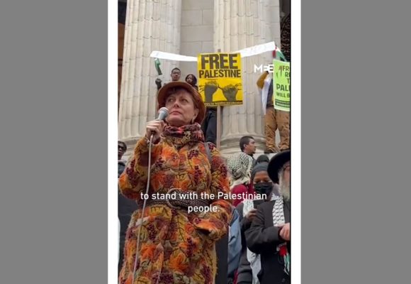 Susan Sarandon sanctionnées pour avoir défendu les droits des Palestiniens