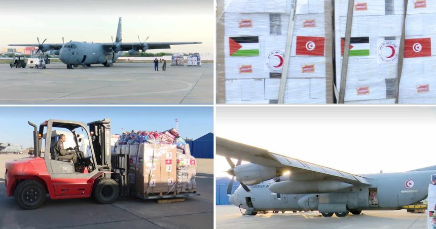 CRT- Tunisie : Une 2e cargaison d’aides humanitaires envoyée à Gaza