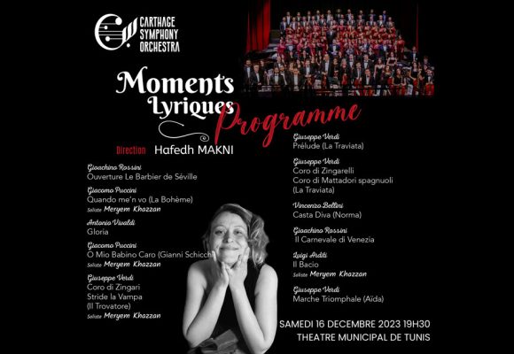 Carthage Symphony Orchestra : Voyage à travers l’opéra italien au Théâtre municipal de Tunis