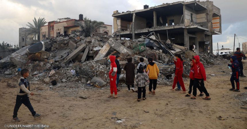 Gaza : «Les enfants ont besoin d’un cessez-le-feu humanitaire immédiat et durable», Unicef