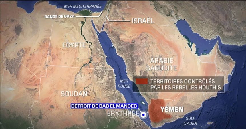 Les attaques en mer Rouge font chuter le commerce transitant par le canal de Suez de 42%