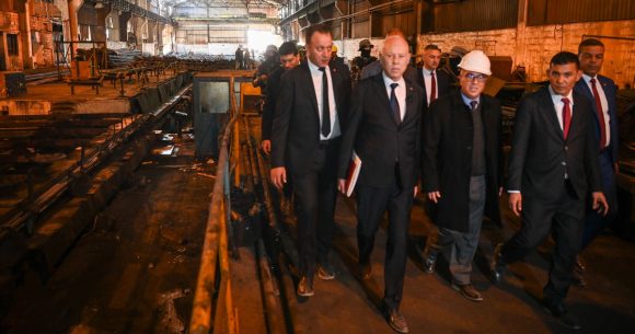 Kais-Saied-Usine-El-Fouladh Le marché tunisien de l’acier dans l’expectative