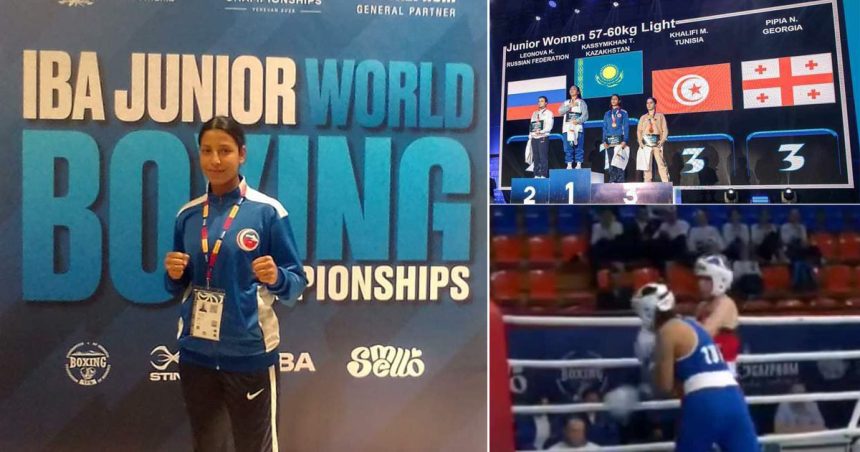 Boxe : La Tunisienne Molka Khelifi sur le podium du championnat du monde