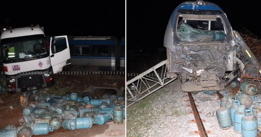 El-Fahs : Seize blessés dans une collision entre un train et un camion (Photos)