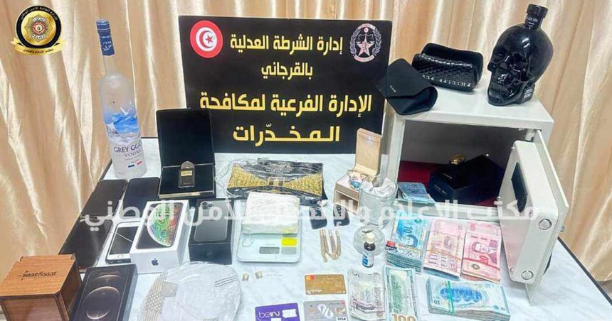 Arrestation d’un couple pour trafic de cocaïne dans des discothèques de la banlieue nord de Tunis