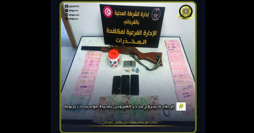 Tunis : Un dealer d’héroïne récidiviste interpellé près d’un établissement scolaire