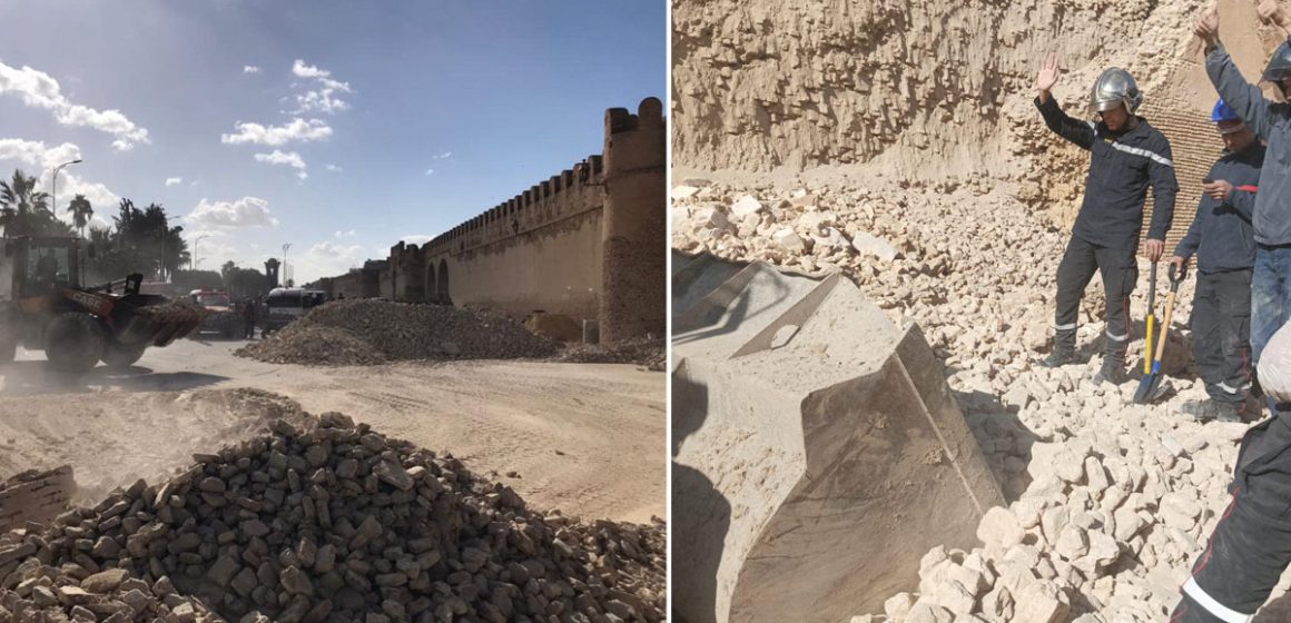 Trois décès dans l’effondrement d’un pan de la muraille de la vieille ville à Kairouan