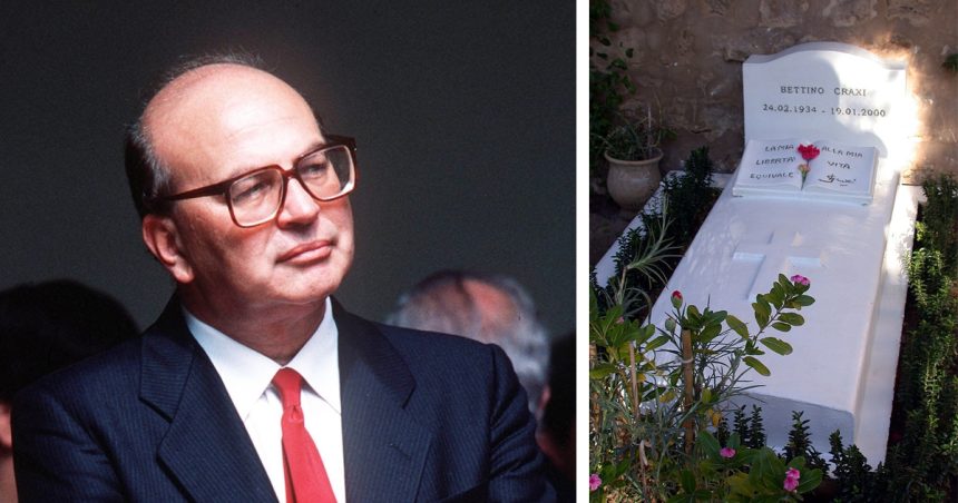 Mort et enterré à Hammamet : l’Italie célèbre le 24e anniversaire de la mort de Craxi