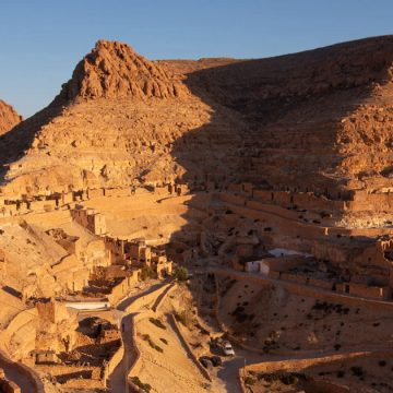 Chenini, un village troglodyte tunisien se vide de ses habitants