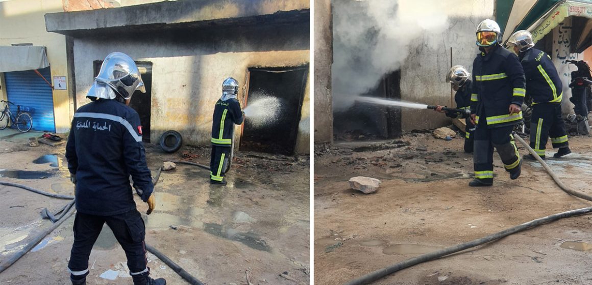 Jendouba : Incendie dans un dépôt de carburant de contrebande à Tabarka