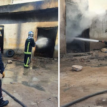Jendouba : Incendie dans un dépôt de carburant de contrebande à Tabarka