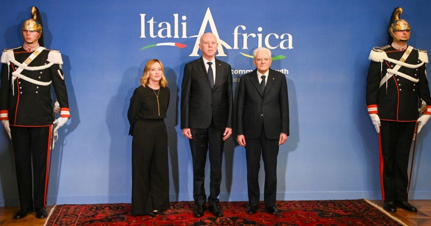 Kaïs Saïed au Sommet Italie-Afrique : coopération énergétique et co-développement