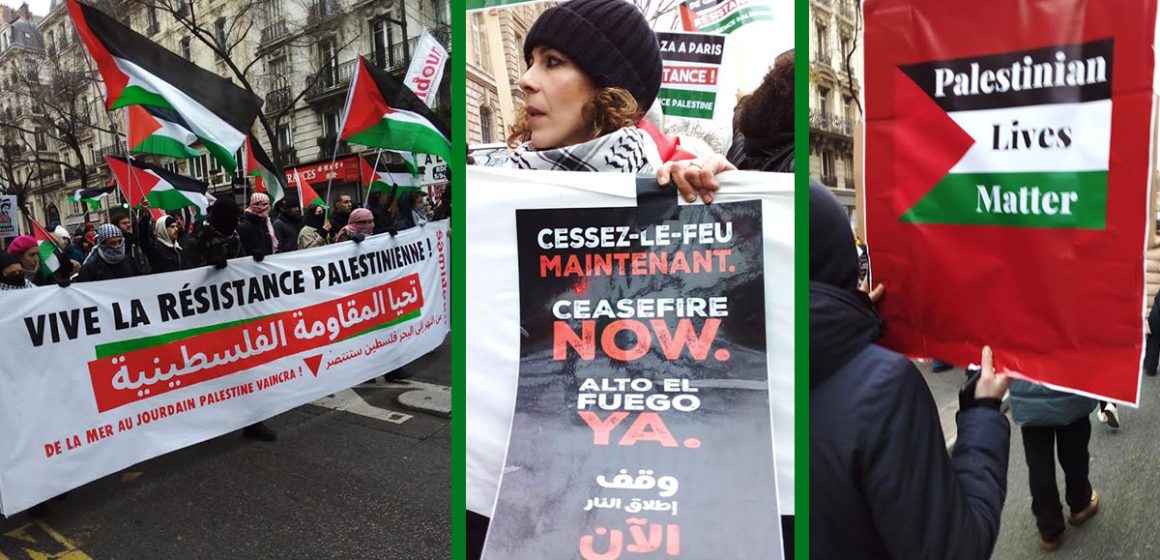 Les Français mobilisés pour l’arrêt de la guerre israélienne contre Gaza  