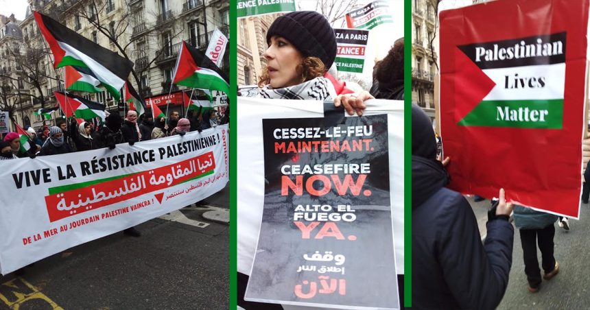 Les Français mobilisés pour l’arrêt de la guerre israélienne contre Gaza  
