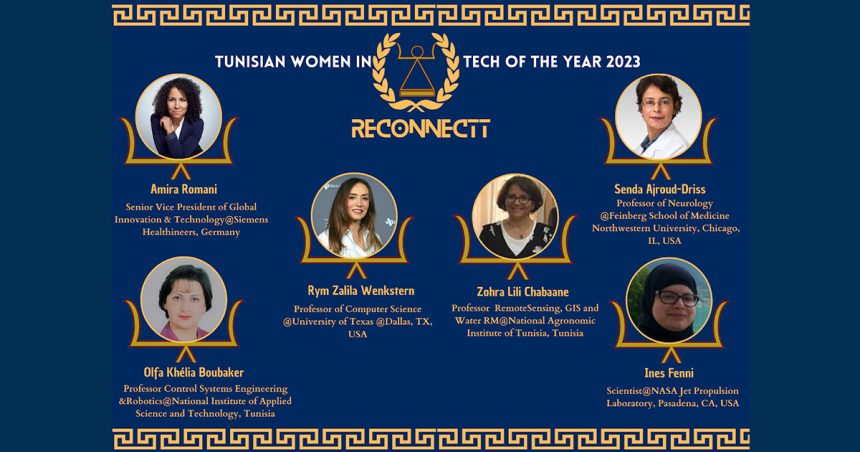 Les six Tunisian Women in Tech of The Year 2023