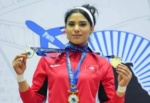 Tunisie-Haltérophilie : Chaima Rahmouni décroche 3 médailles d’or au Championnat d’Afrique