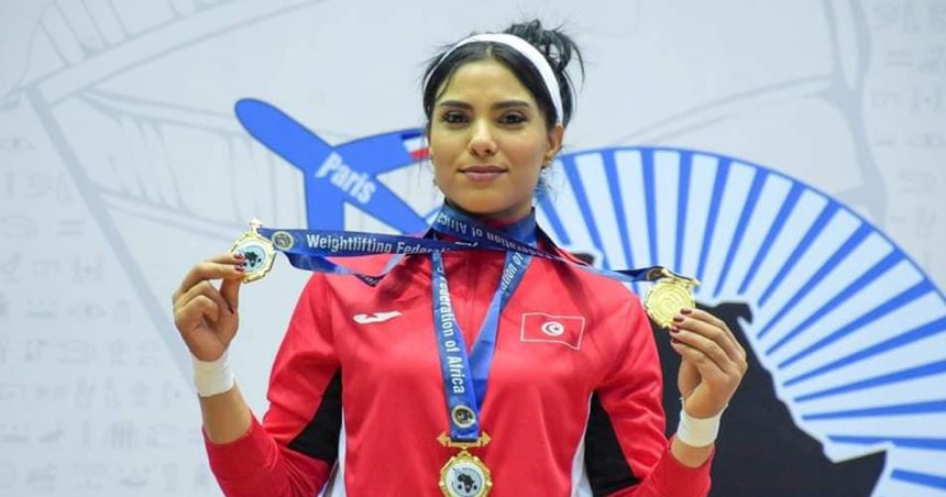 Tunisie-Haltérophilie : Chaima Rahmouni décroche 3 médailles d’or au Championnat d’Afrique