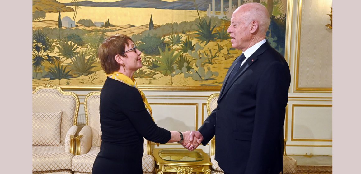 Tunisie : La présidente de la BERD Odile Renaud-Basso reçue par Kaïs Saïed