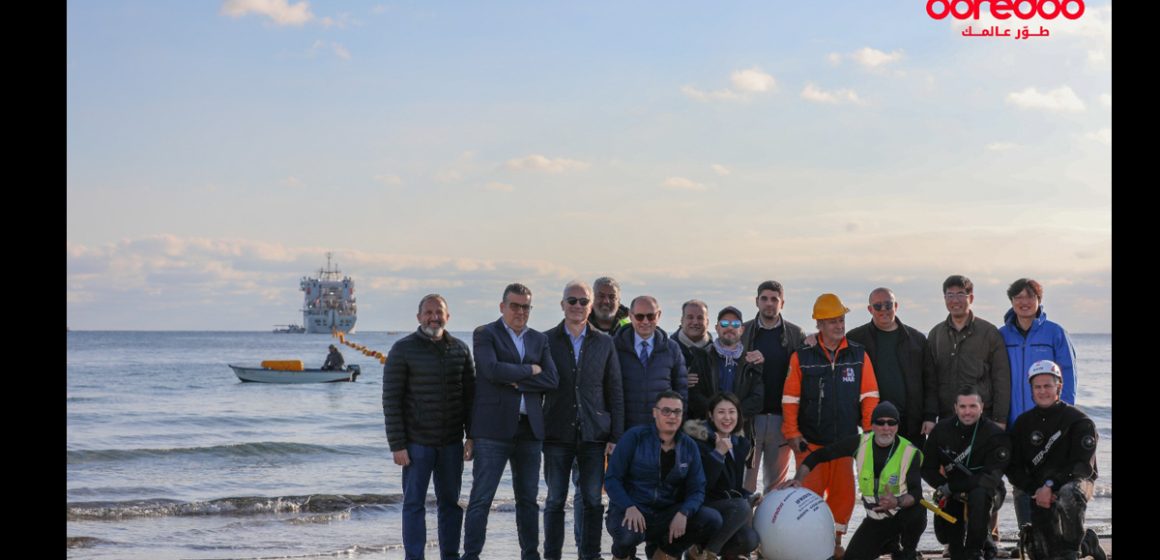 Ooredoo annonce l’arrivée réussie de son câble sous-marin « Ifriqiya » à Bizerte, reliant la Tunisie à l’Europe