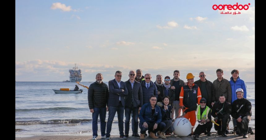 Ooredoo annonce l’arrivée réussie de son câble sous-marin « Ifriqiya » à Bizerte, reliant la Tunisie à l’Europe