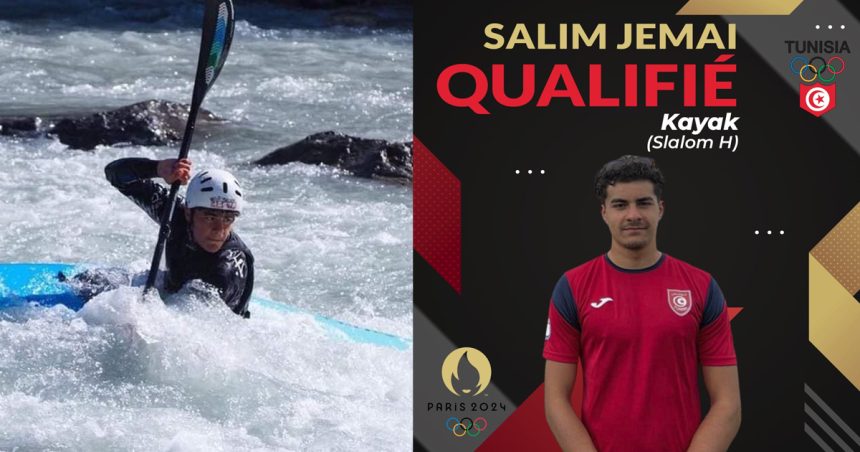 Tunisie-Canoë Kayak : Salim Jemaï se qualifie pour les Jeux olympiques de Paris 2024