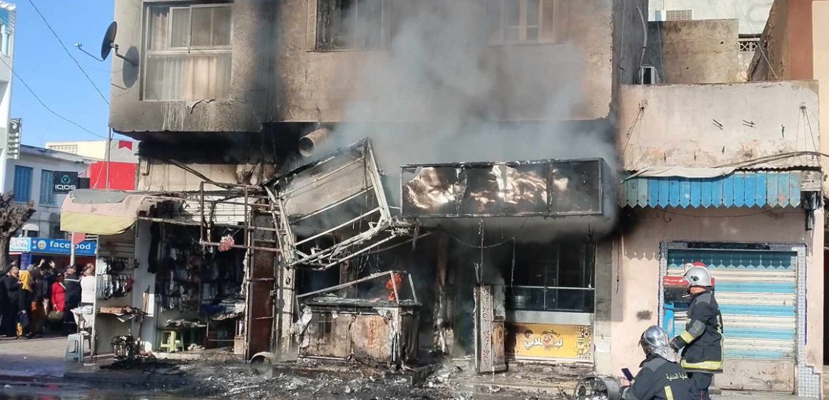 Bizerte : Une enquête ouverte après l’incendie qui a ravagé trois commerces
