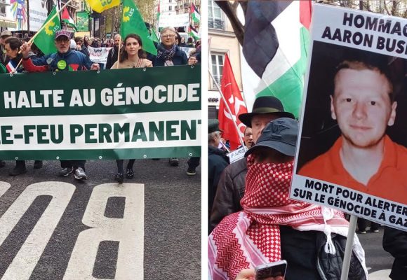 Nouvelle manifestation à Paris en solidarité avec la Palestine (reportage photo)
