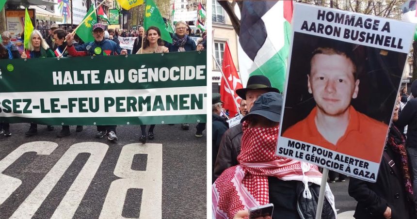Nouvelle manifestation à Paris en solidarité avec la Palestine (reportage photo)