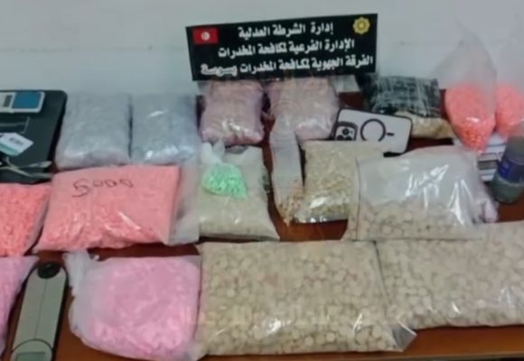Tunisie : 50.000 comprimés de stupéfiant saisis chez un dealer à Sousse