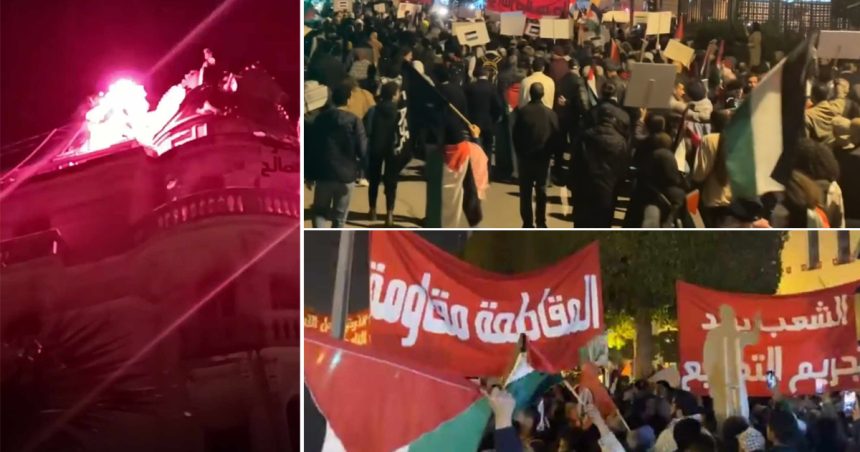 Tunis : Manifestation pour la Journée de la terre palestinienne
