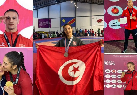 Championnat d’Afrique de Lutte : 8 médailles dont 2 en or pour la Tunisie