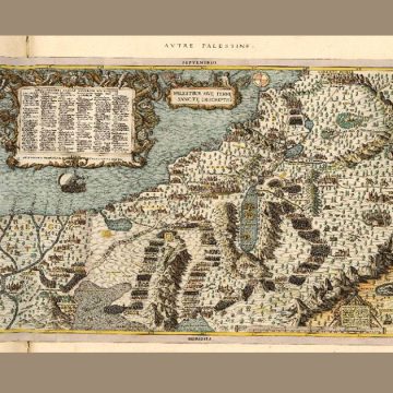 Exposition et séminaire : La cartographie historique de la Palestine