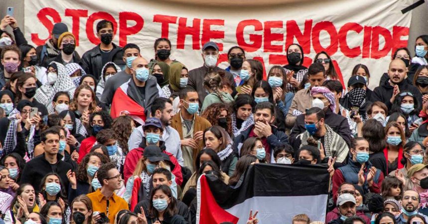 Les campus américains protestent contre le soutien à la guerre d’Israël contre Gaza