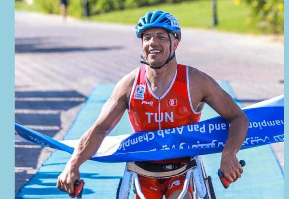 Le Tunisien Fathi Zouinkhi champion d’Afrique de para-triathlon