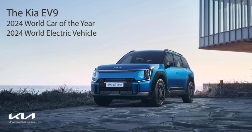 Kia EV9 réalise un doublé aux World Car Awards 2024